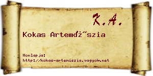 Kokas Artemíszia névjegykártya